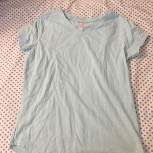 Light blue tee shirt